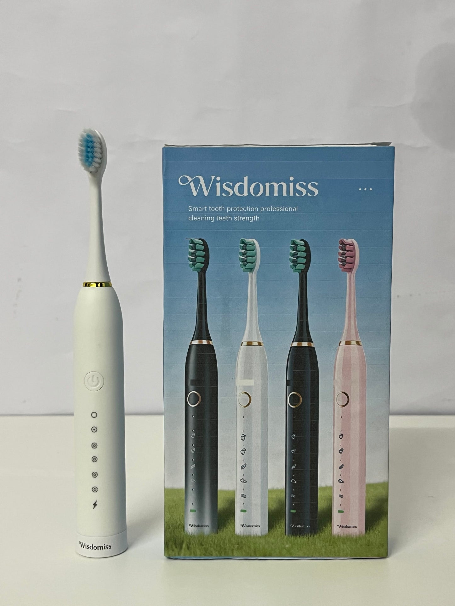 [Wisdomiss Electrical toothbrushes]——Multi-Gear Sonic Electric Toothbrush - Soft Bristle Gum Care Rechargeable Toothbrush