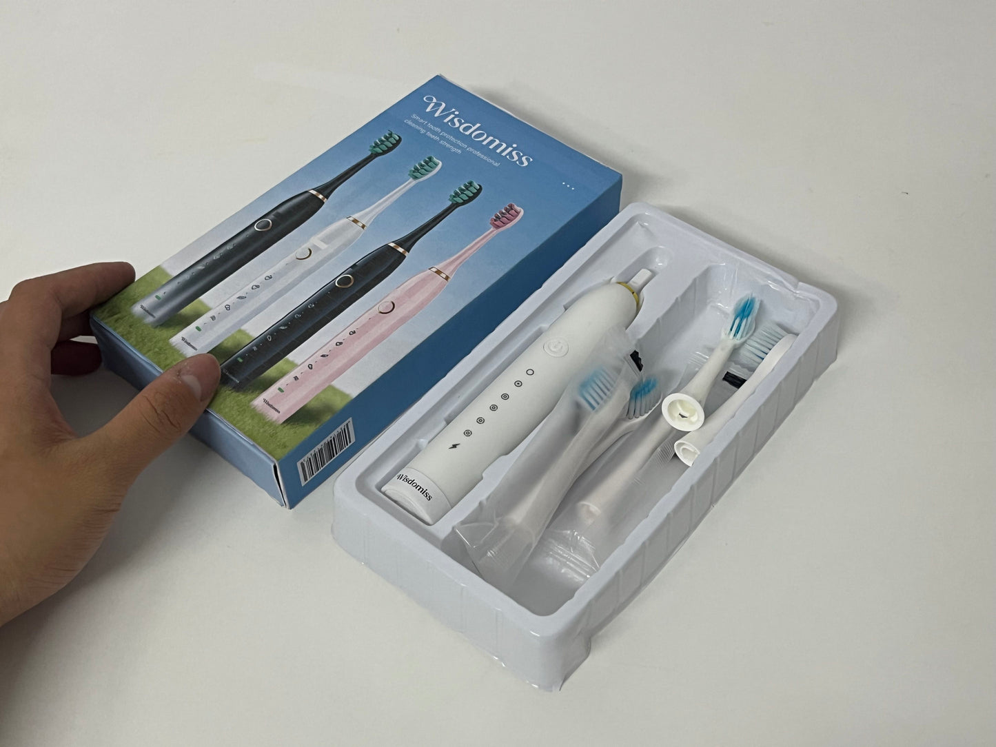[Wisdomiss Electrical toothbrushes]——Multi-Gear Sonic Electric Toothbrush - Soft Bristle Gum Care Rechargeable Toothbrush