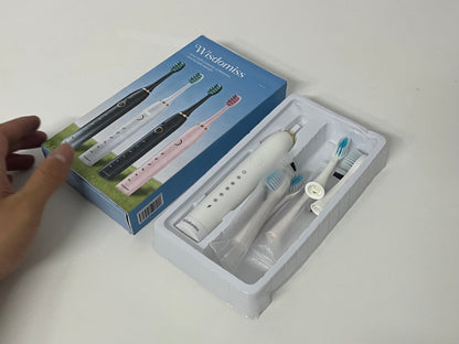 [Wisdomiss Electrical toothbrushes]——Multi-Gear Sonic Electric Toothbrush - Soft Bristle Gum Care Rechargeable Toothbrush