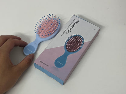 [Wisdomiss Combs]——Mini Air Cushion Massage Comb - Portable Detangling Hairbrush