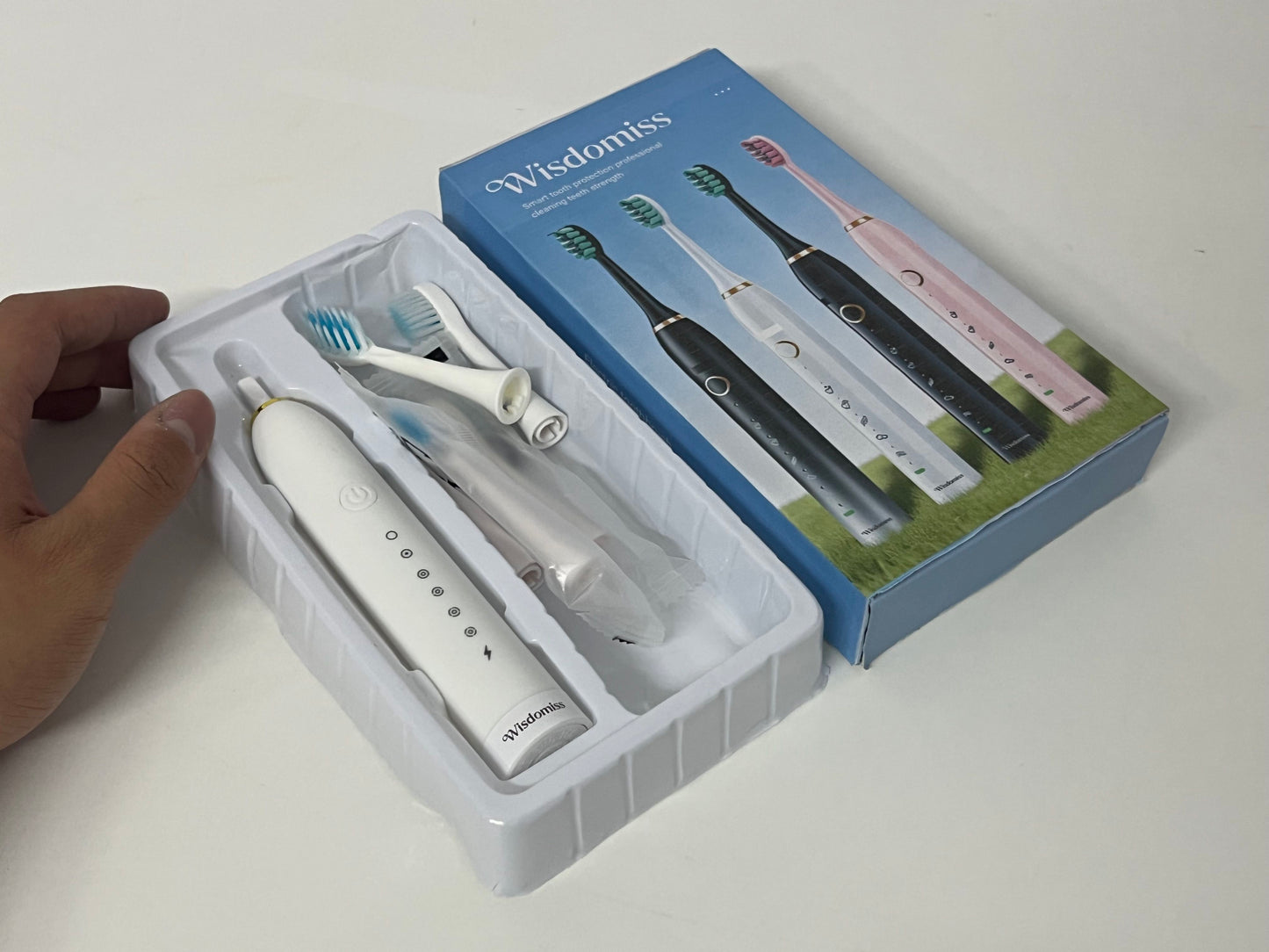 [Wisdomiss Electrical toothbrushes]——Multi-Gear Sonic Electric Toothbrush - Soft Bristle Gum Care Rechargeable Toothbrush