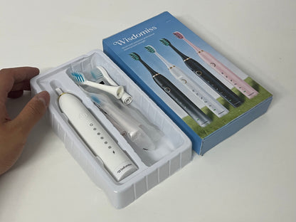 [Wisdomiss Electrical toothbrushes]——Multi-Gear Sonic Electric Toothbrush - Soft Bristle Gum Care Rechargeable Toothbrush