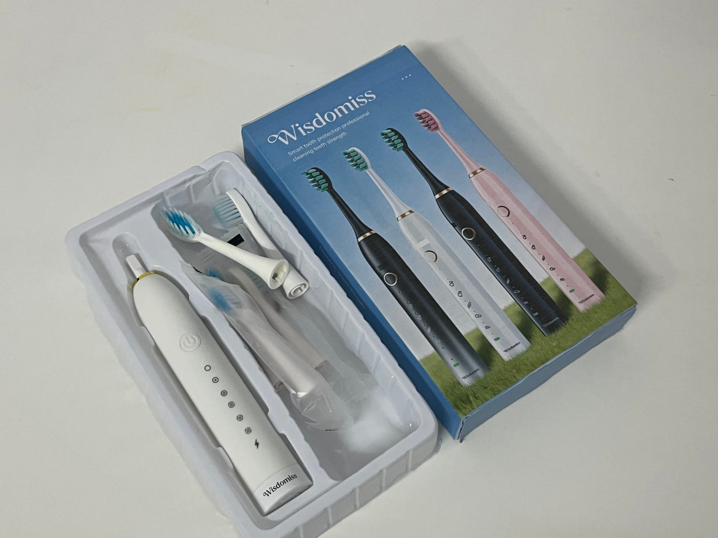 [Wisdomiss Electrical toothbrushes]——Multi-Gear Sonic Electric Toothbrush - Soft Bristle Gum Care Rechargeable Toothbrush