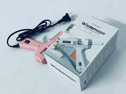 Wisdomoon Mini Hot Melt Guns Low Temp Glue with Burn Protection Fast Preheating 20 W