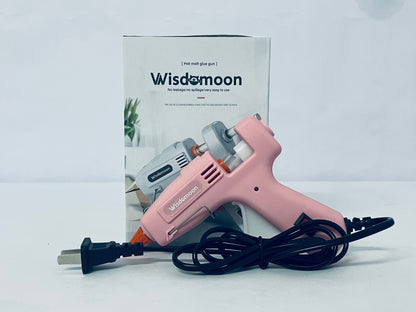 Wisdomoon Mini Hot Melt Guns Low Temp Glue with Burn Protection Fast Preheating 20 W