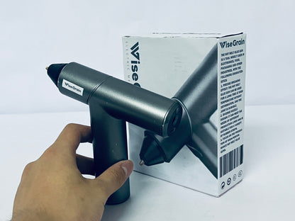 WiseGrain Hot melt glue guns while the balanced design allows the glue gun to stand upright for easy use and storage