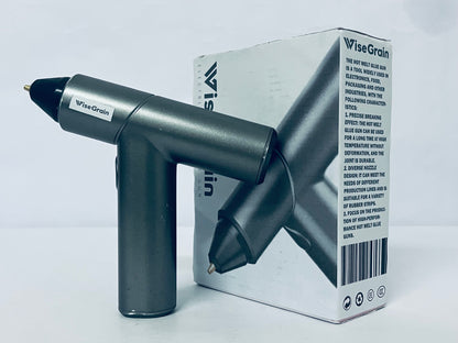 WiseGrain Hot melt glue guns while the balanced design allows the glue gun to stand upright for easy use and storage