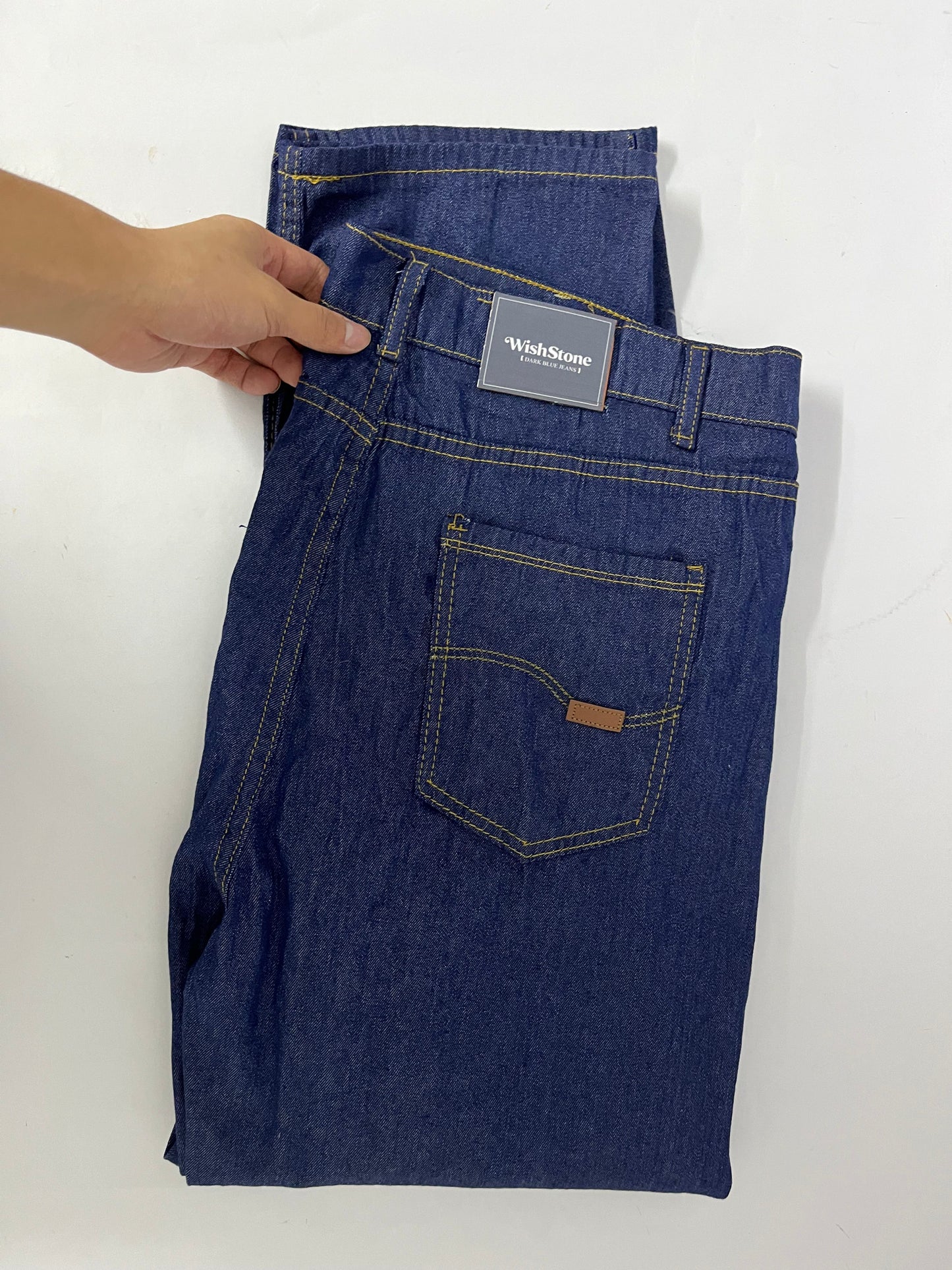 WishStone Women's  Classic High Rise Tapered Jeans Standard