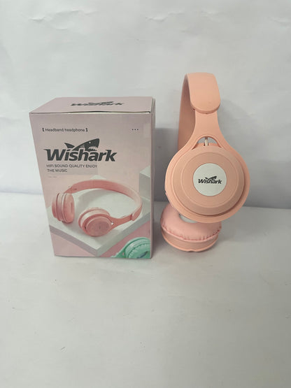 Wishark Pink Cute Over-Ear Headphones - Style, Sound, and Comfort in One