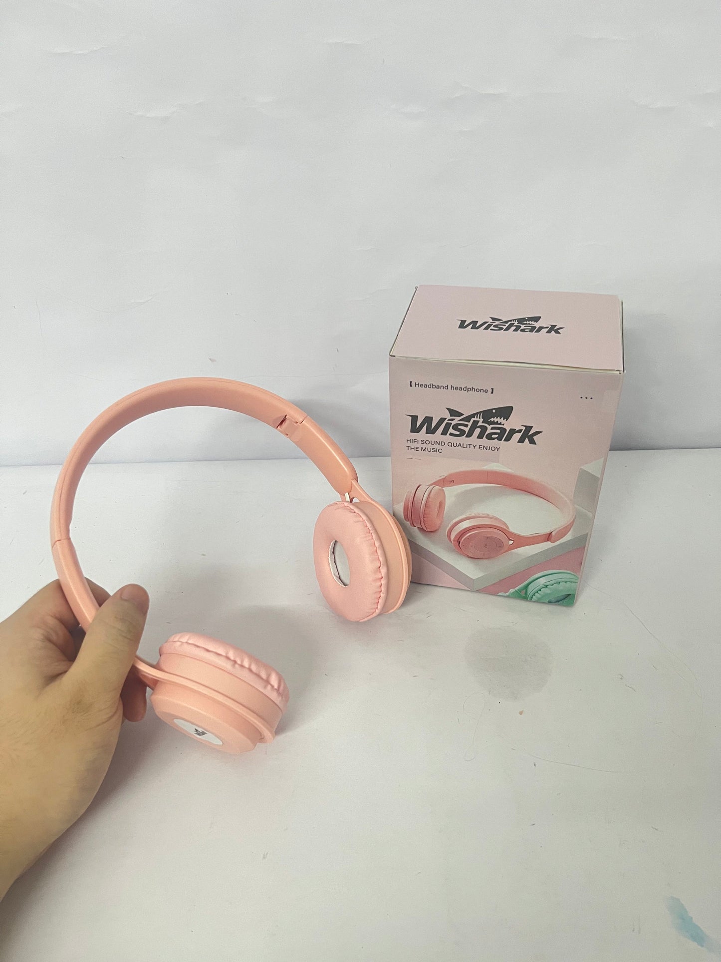 Wishark Pink Cute Over-Ear Headphones - Style, Sound, and Comfort in One