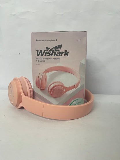 Wishark Pink Cute Over-Ear Headphones - Style, Sound, and Comfort in One