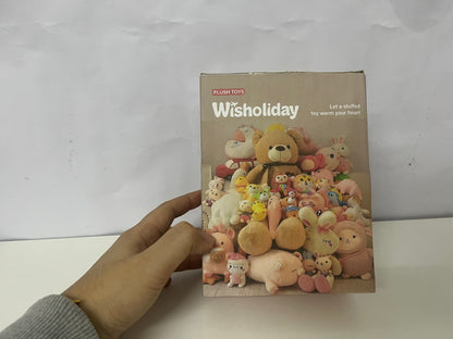 【Wisholiday Overalls Pig Plush Toy】——Warm & Cuddly Companion for Cozy Moments