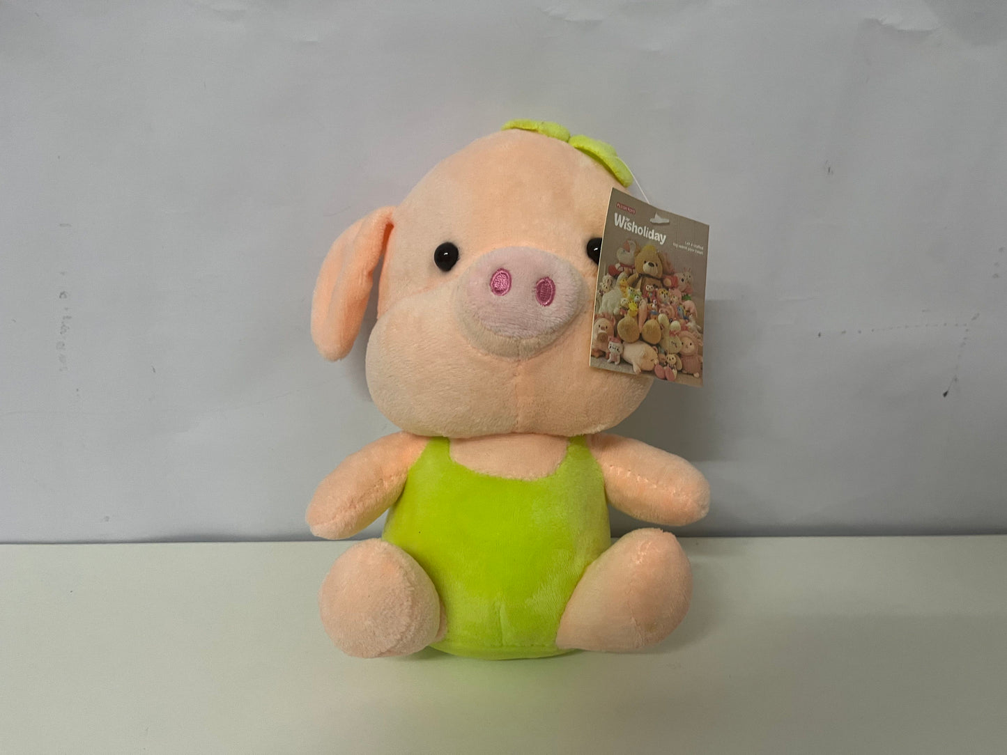 【Wisholiday Overalls Pig Plush Toy】——Warm & Cuddly Companion for Cozy Moments
