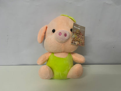 【Wisholiday Overalls Pig Plush Toy】——Warm & Cuddly Companion for Cozy Moments