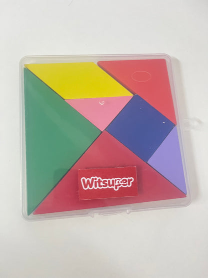 [Witsuper Toy building blocks]—— Witsuper Tangram Puzzle Set - Educational Geometry Toy for Kids