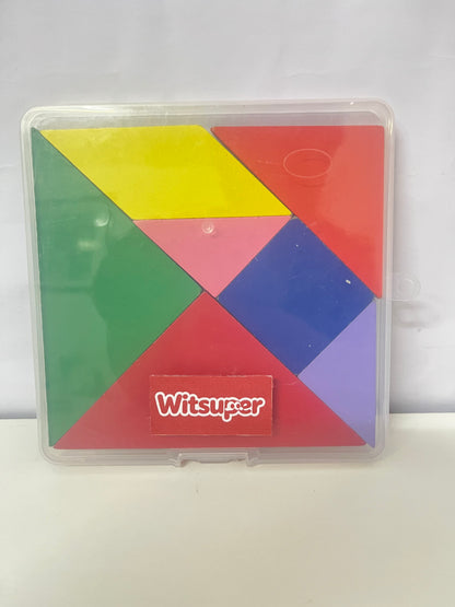 [Witsuper Toy building blocks]—— Witsuper Tangram Puzzle Set - Educational Geometry Toy for Kids