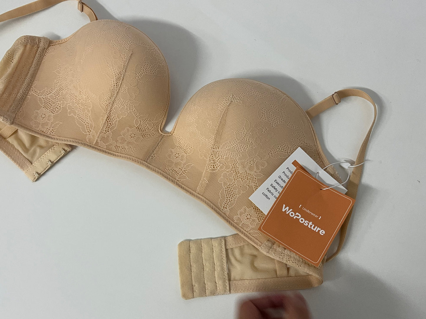 [WoPosture Bras]-Nude Lace Wireless Bra - Multi-Way Push-Up Comfortable Lingerie