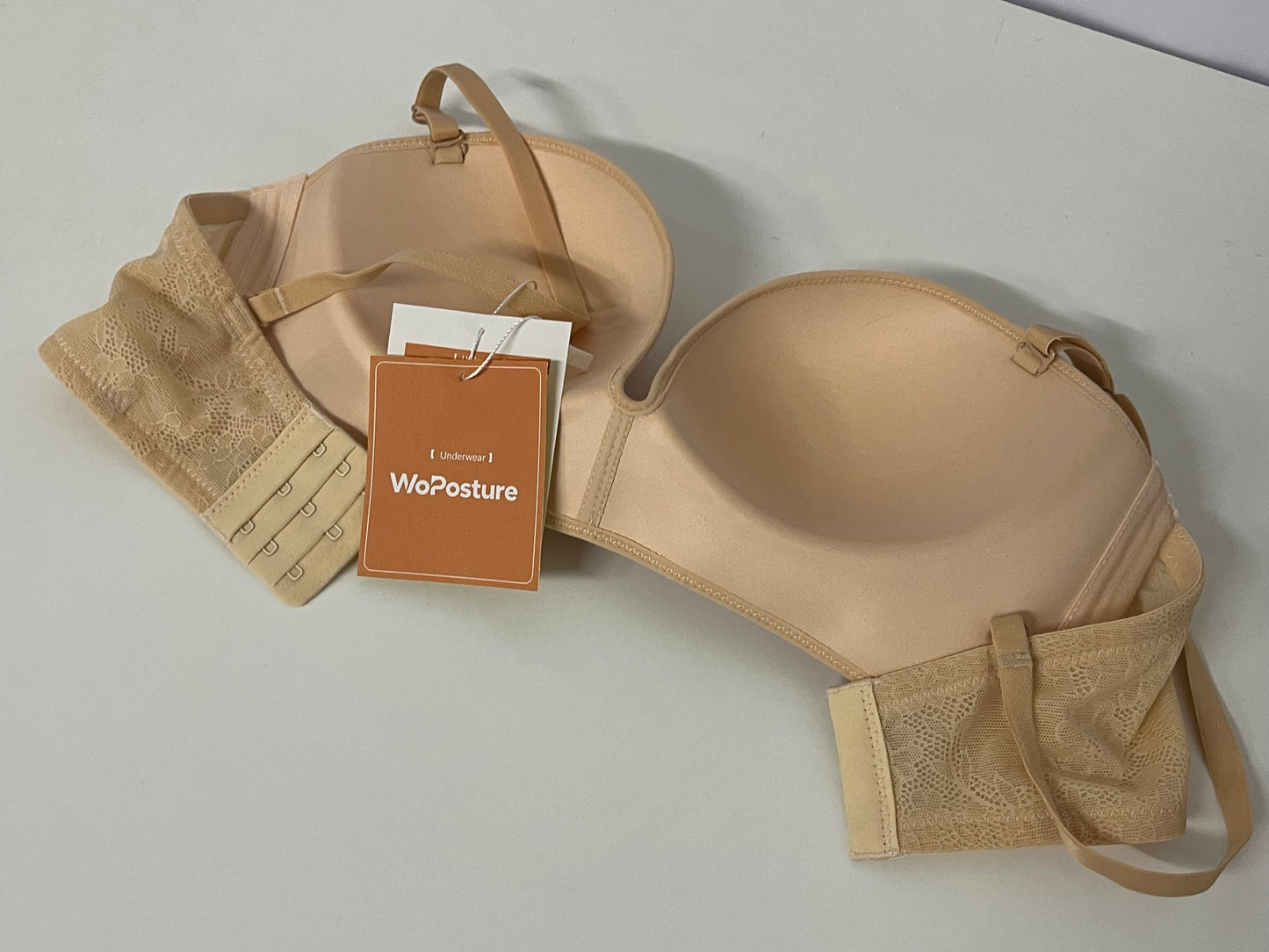 [WoPosture Bras]-Nude Lace Wireless Bra - Multi-Way Push-Up Comfortable Lingerie