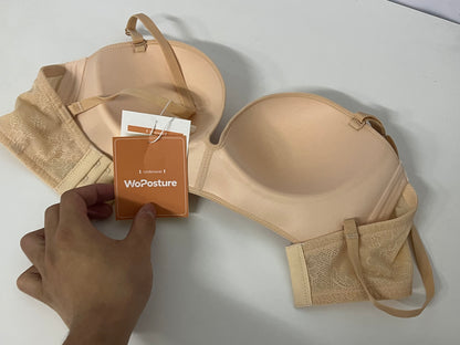 [WoPosture Bras]-Nude Lace Wireless Bra - Multi-Way Push-Up Comfortable Lingerie