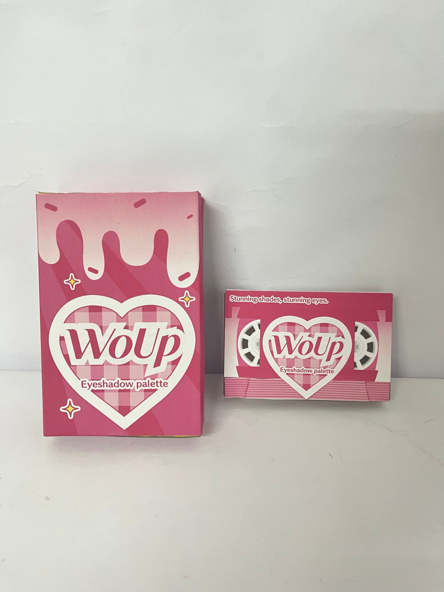 WoUp Glitter Eyeshadow Palette, 6 Colors Sparkle Shimmer & Matte Eye Shadow Highly Pigmented Waterproof Long Lasting Makeup Set