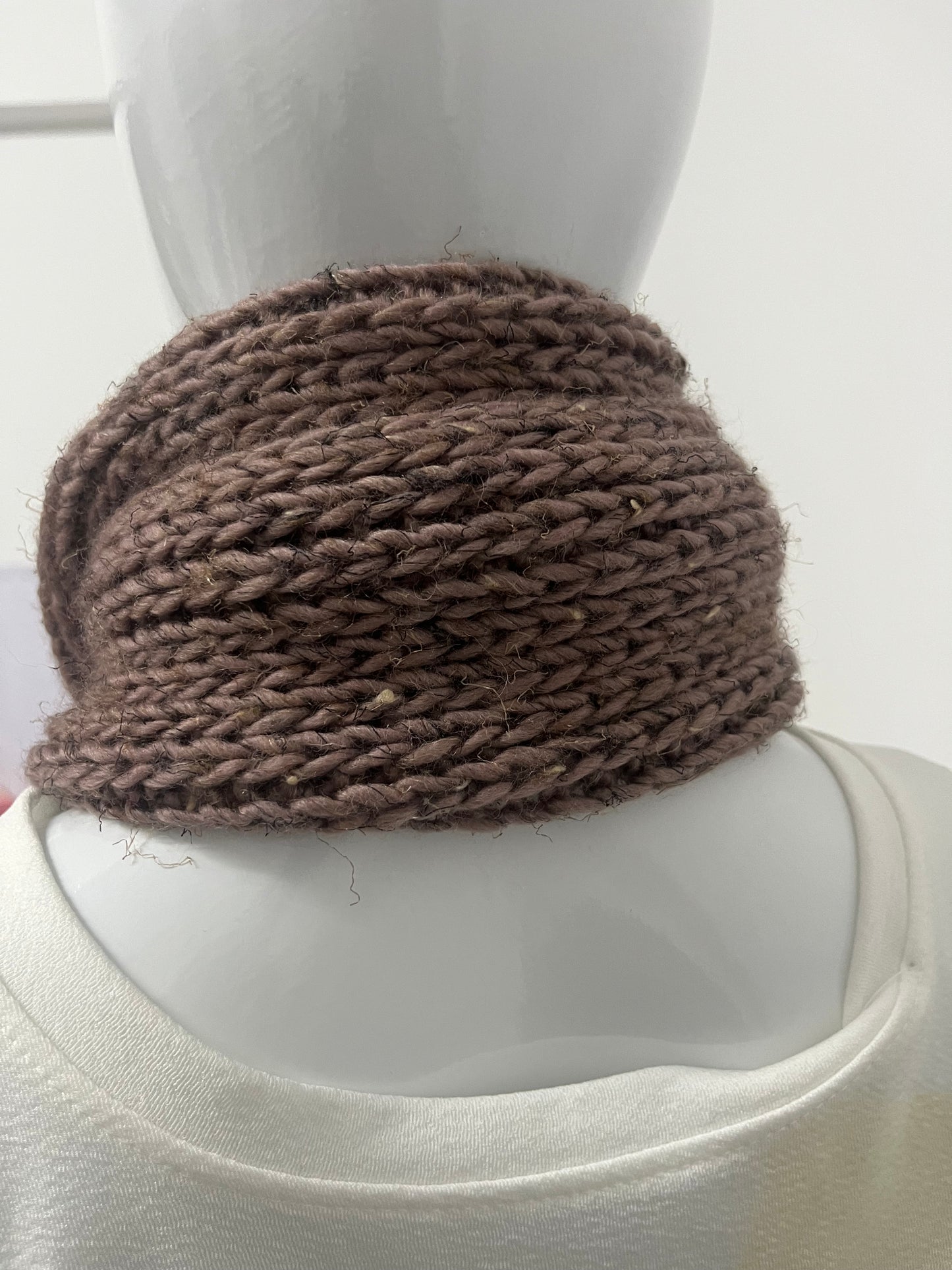 [WoFree Scarfs]-Chunky Knit Fringe Scarf - Autumn Winter Warmth & Atmosphere Neck Wrap