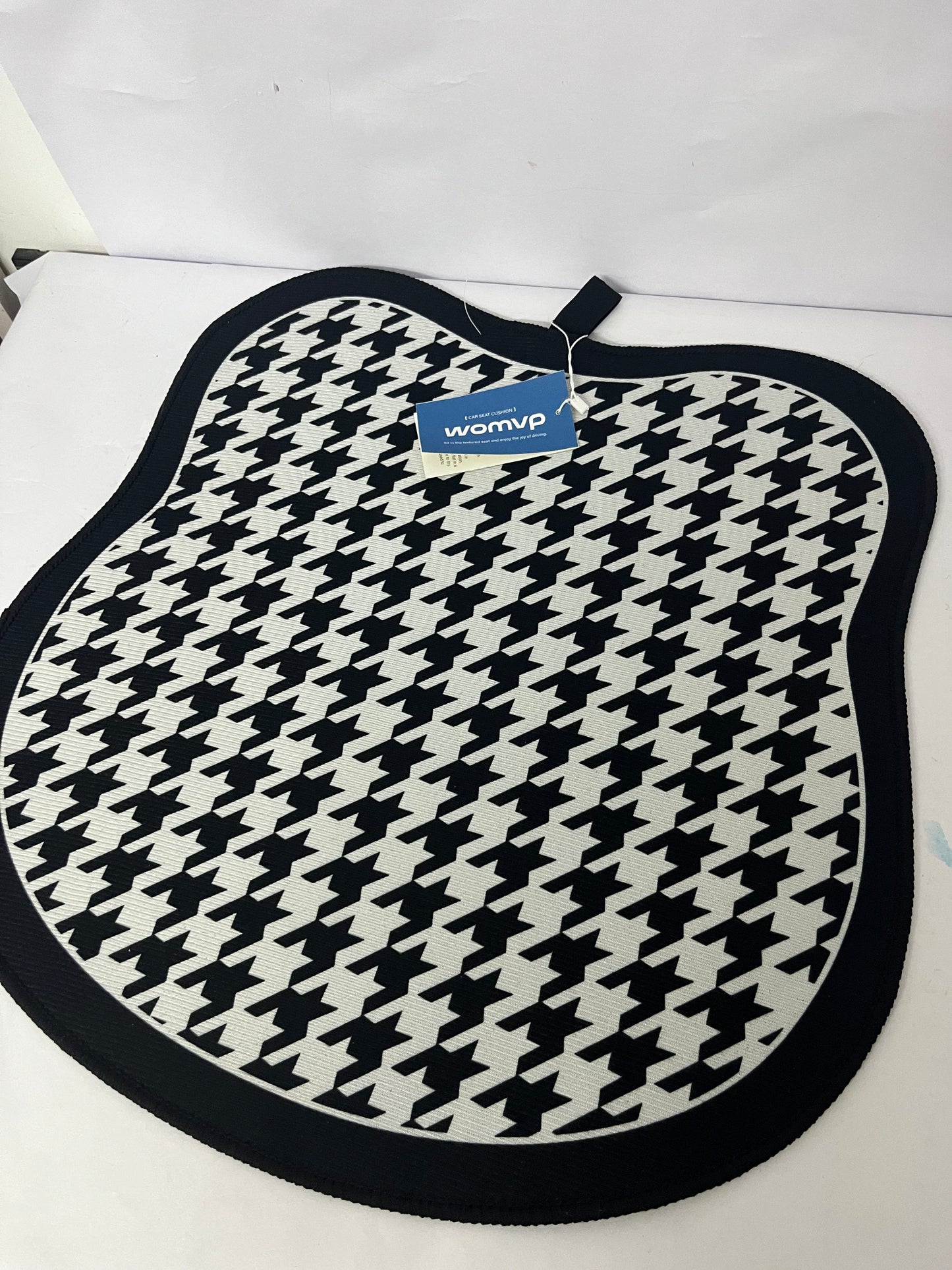 Womvp Automobile seat cushions, Memory Foam Car Seat Cushion, Anti Slip Rubber Bottom Car Seat Cushions for Driving, Suitable for Car and Office Chairs (Black)