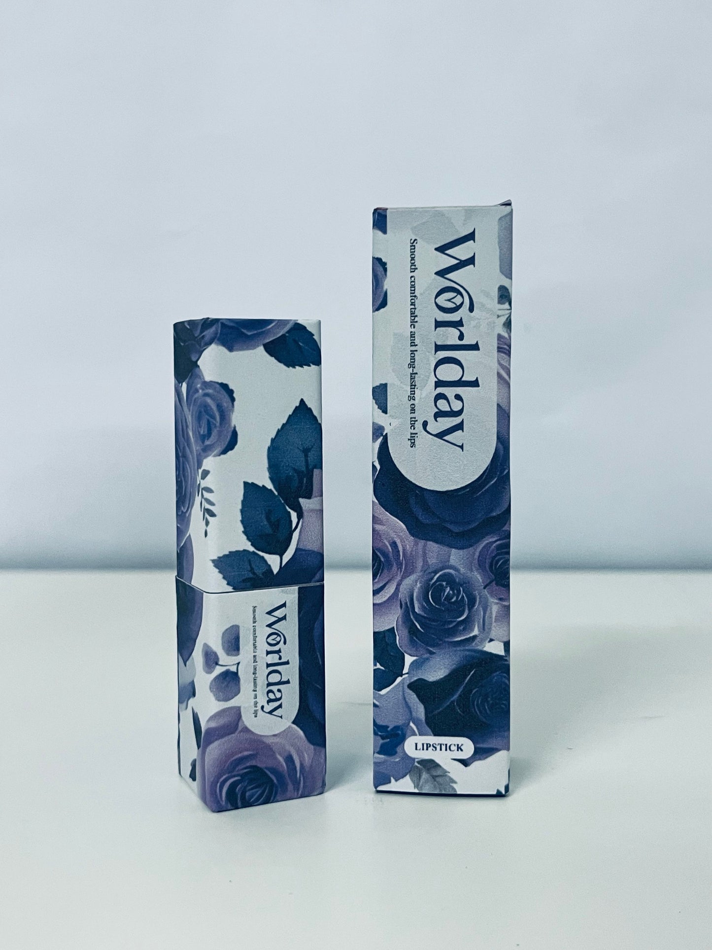 Worlday Purple Lipstick - Smooth Matte Formula for Bold, Long-Lasting Wear