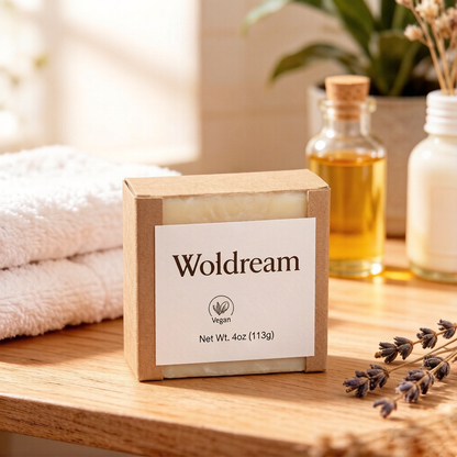 【Worldream Vegan Perfumed Soap】—— Gentle Cleansing with a Calming, Natural Scent