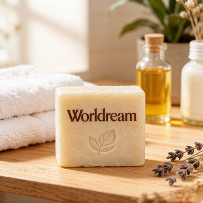 【Worldream Vegan Perfumed Soap】—— Gentle Cleansing with a Calming, Natural Scent