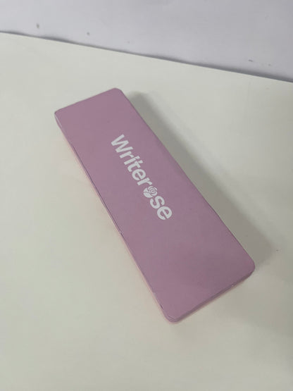 [Writerose Pen boxes]——Writerose Color-Block Pencil Case - Minimalist Large-Capacity Storage Box