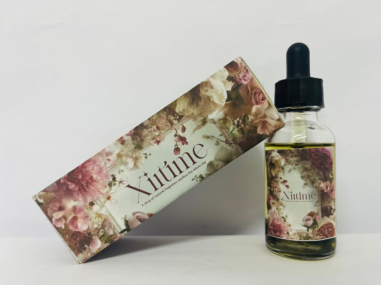 Xiitime Rose Multi-Use Oil, Organic Plant Fragrant Essential Oil Rose Oil for Face, Hair, Body, Nails Care and Massage