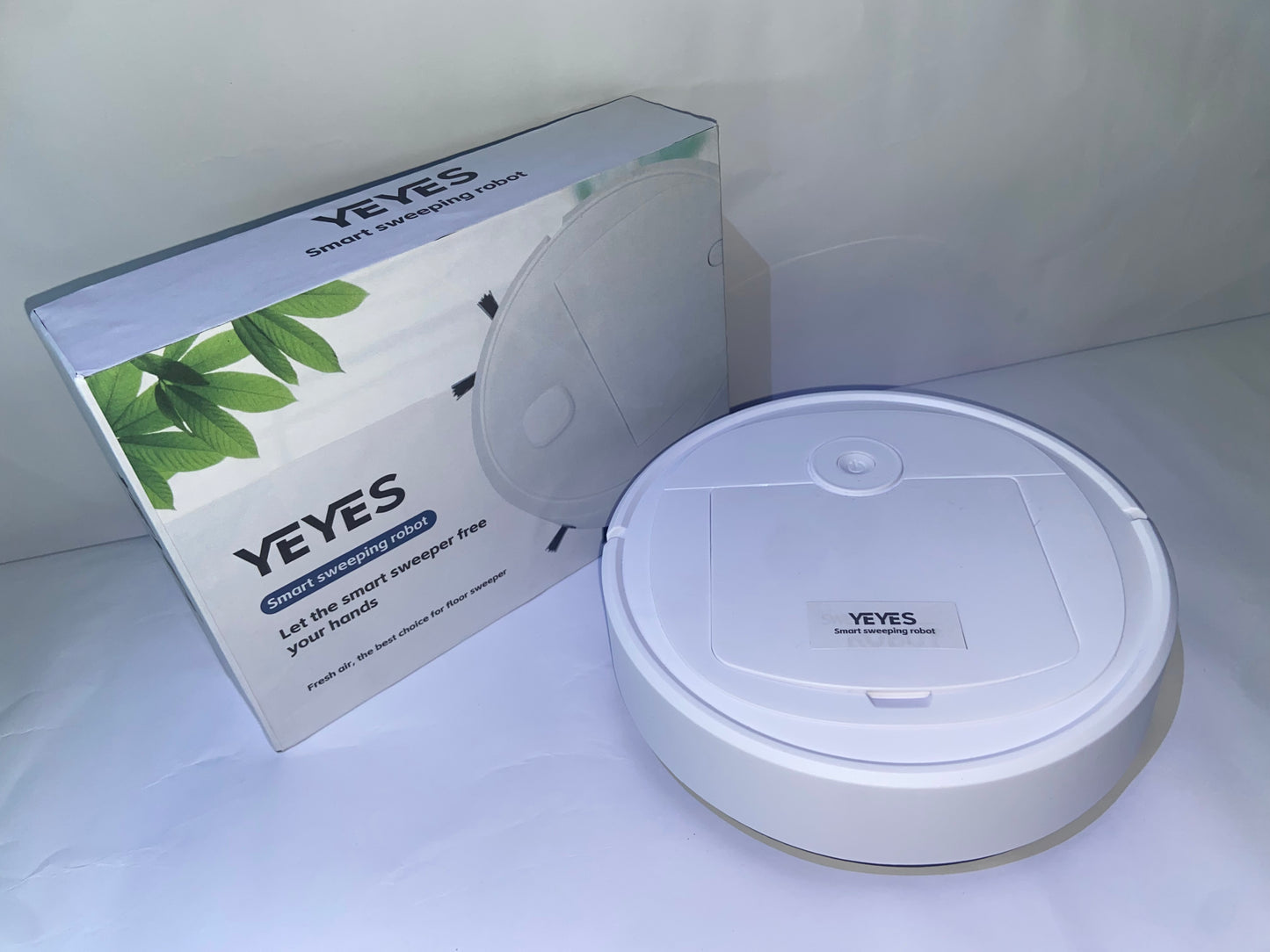 YEYES Electric sweepers , Powerful with Brush for Home Hard Floor Daily Cleaning