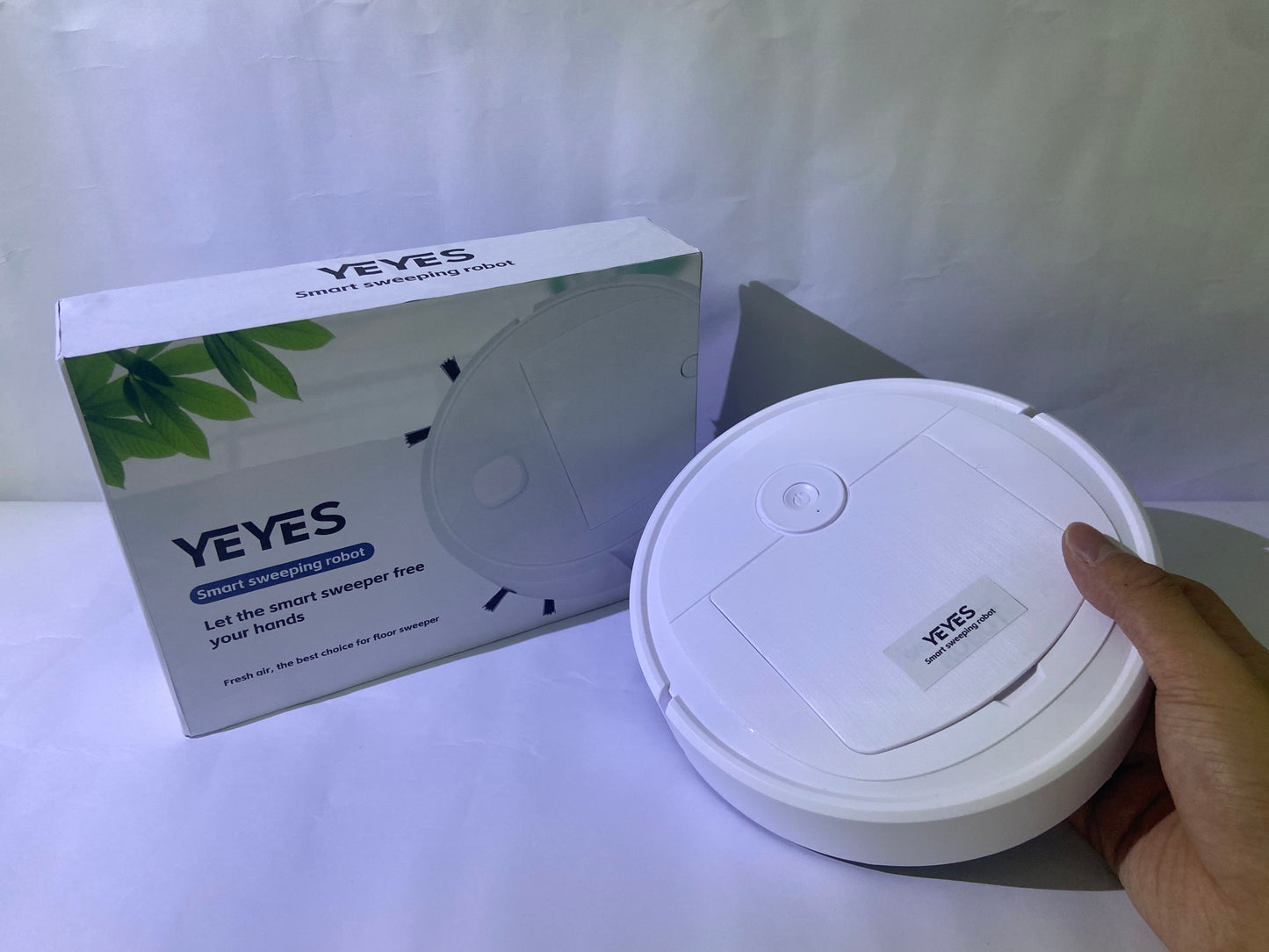 YEYES Electric sweepers , Powerful with Brush for Home Hard Floor Daily Cleaning