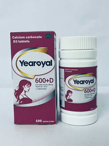 Yearoyal  Vitamin D3 1 Year Supply for Healthy Muscle Function and Immune Support, Non-GMO