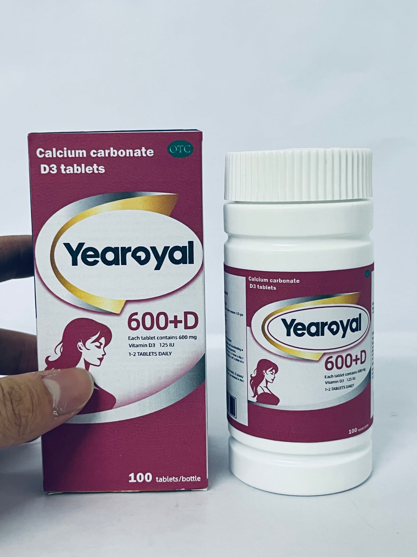 Yearoyal  Vitamin D3 1 Year Supply for Healthy Muscle Function and Immune Support, Non-GMO