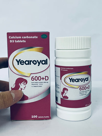 Yearoyal  Vitamin D3 1 Year Supply for Healthy Muscle Function and Immune Support, Non-GMO