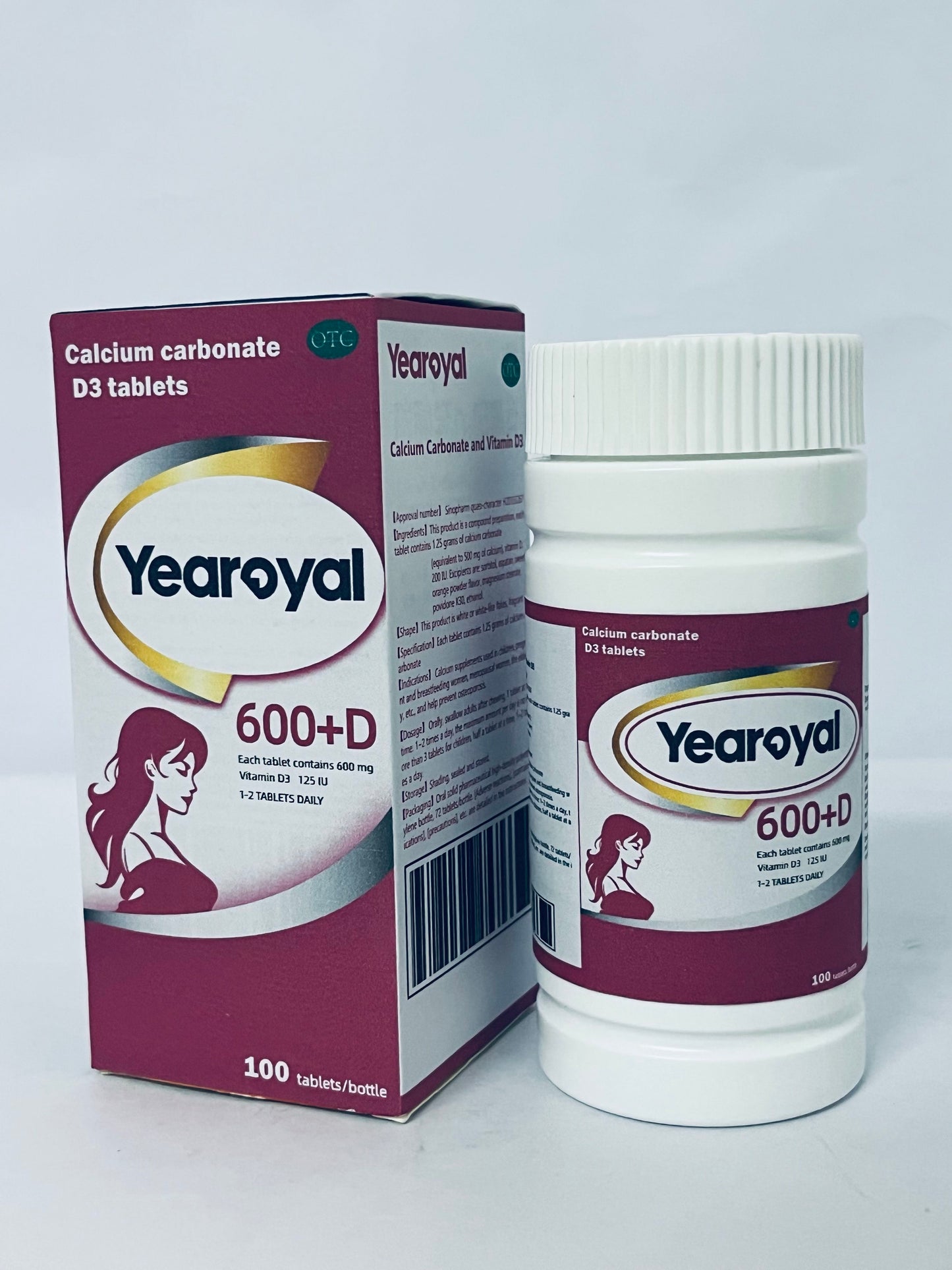 Yearoyal  Vitamin D3 1 Year Supply for Healthy Muscle Function and Immune Support, Non-GMO
