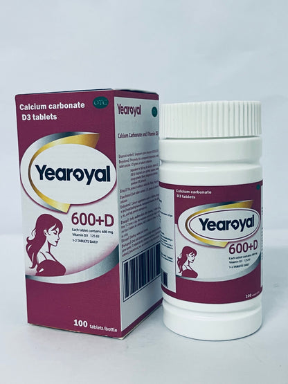 Yearoyal  Vitamin D3 1 Year Supply for Healthy Muscle Function and Immune Support, Non-GMO