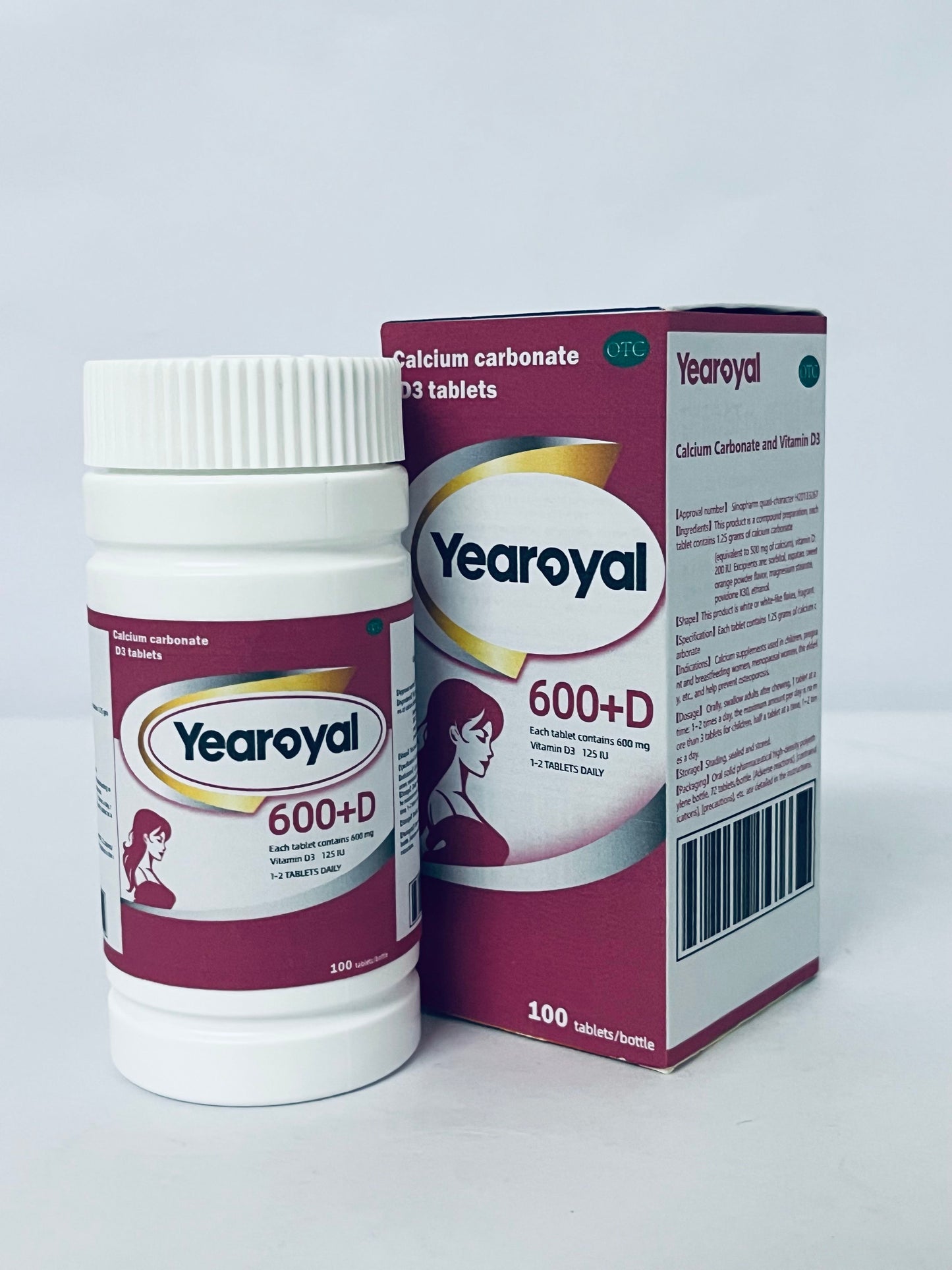 Yearoyal  Vitamin D3 1 Year Supply for Healthy Muscle Function and Immune Support, Non-GMO