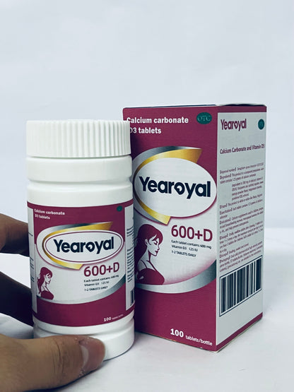 Yearoyal  Vitamin D3 1 Year Supply for Healthy Muscle Function and Immune Support, Non-GMO