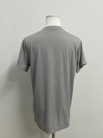 Yesilk Silk-Blend Striped Crew Neck Short-Sleeve T-Shirt
