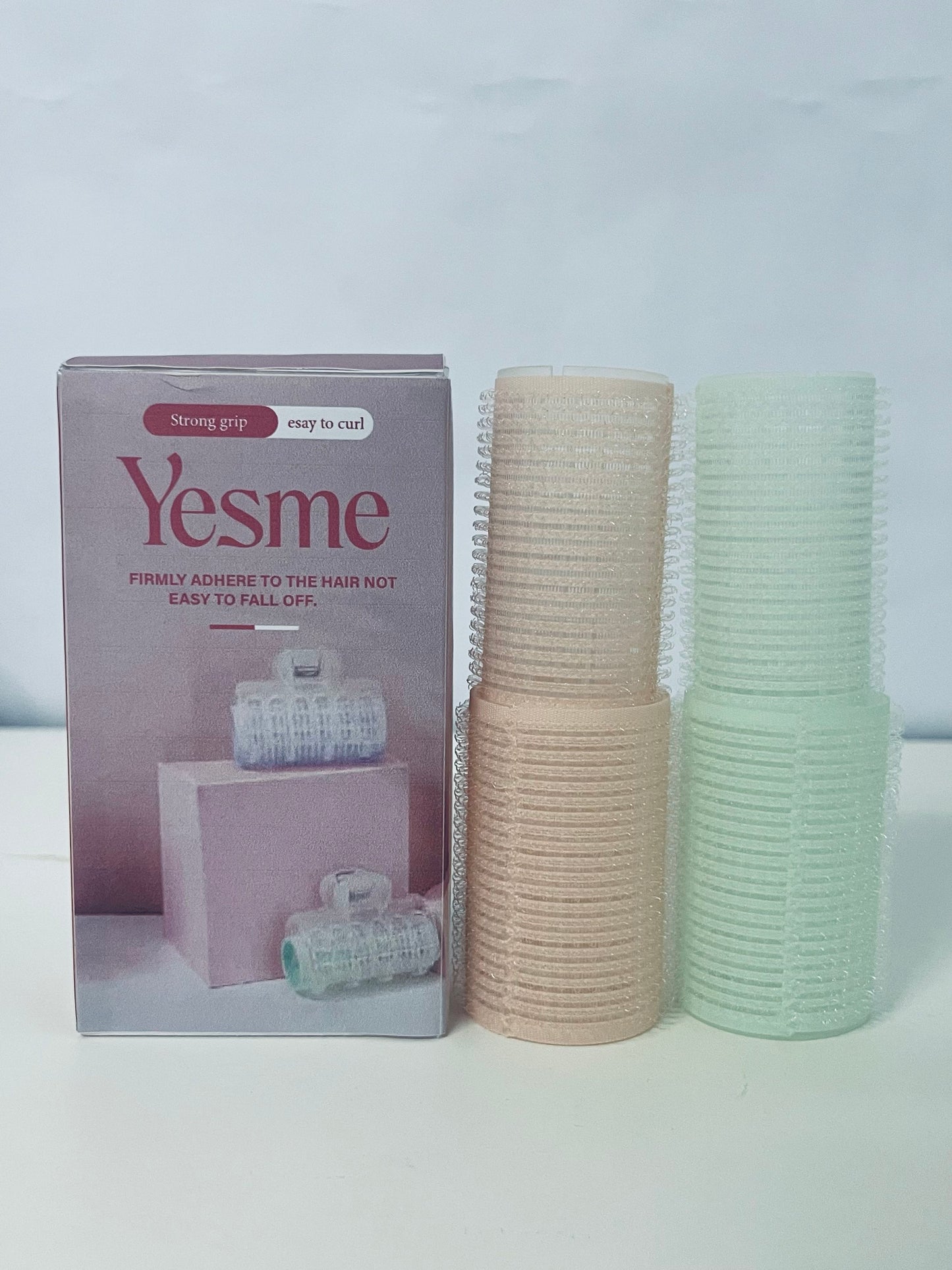 Yesme Non-electric hair rollers Self-Adhesive Hair Rollers Strong Grip Easy Curling An Efficient Choice for Home Hairdressing