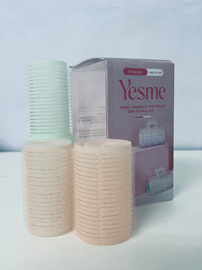 Yesme Non-electric hair rollers Self-Adhesive Hair Rollers Strong Grip Easy Curling An Efficient Choice for Home Hairdressing