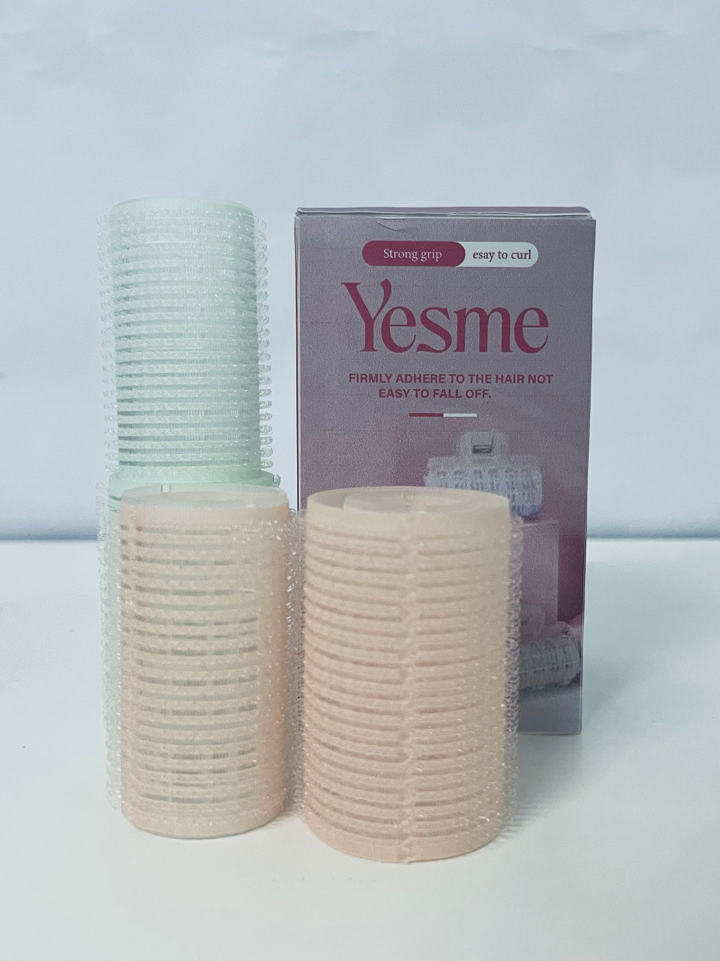 Yesme Non-electric hair rollers Self-Adhesive Hair Rollers Strong Grip Easy Curling An Efficient Choice for Home Hairdressing