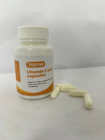 Yopow Vitamins C Soft Capsules: Daily Care for Skin and Mucous Membrane Health