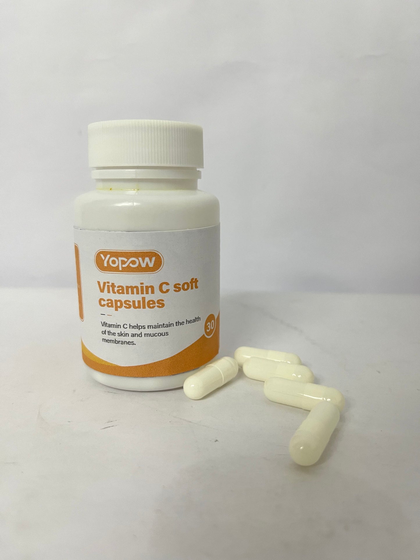 Yopow Vitamins C Soft Capsules: Daily Care for Skin and Mucous Membrane Health