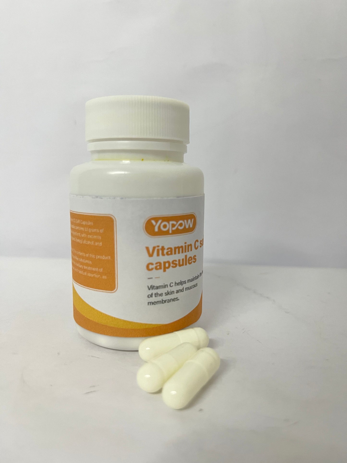Yopow Vitamins C Soft Capsules: Daily Care for Skin and Mucous Membrane Health