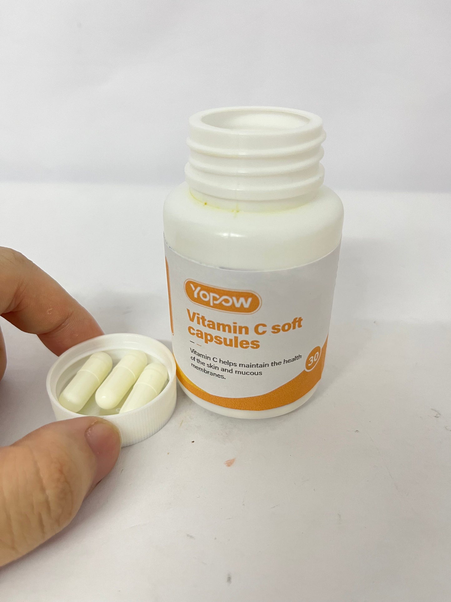 Yopow Vitamins C Soft Capsules: Daily Care for Skin and Mucous Membrane Health