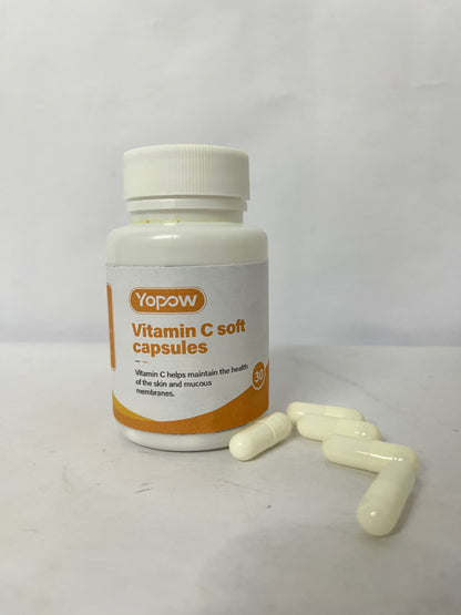 Yopow Vitamins C Soft Capsules: Daily Care for Skin and Mucous Membrane Health