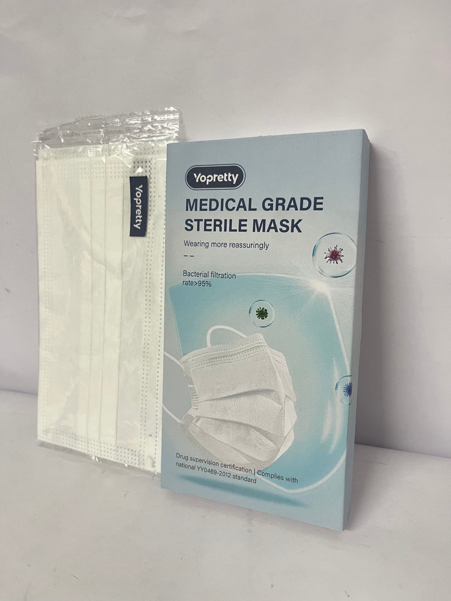 Yopretty Sanitary masks Medical Grade Sterile Mask: Professional Protection, Peace of Mind Every Moment